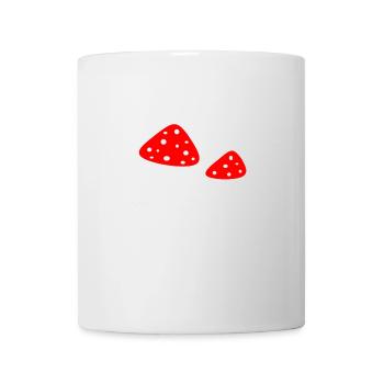 Pilze - Tasse - Weiß - Vorne