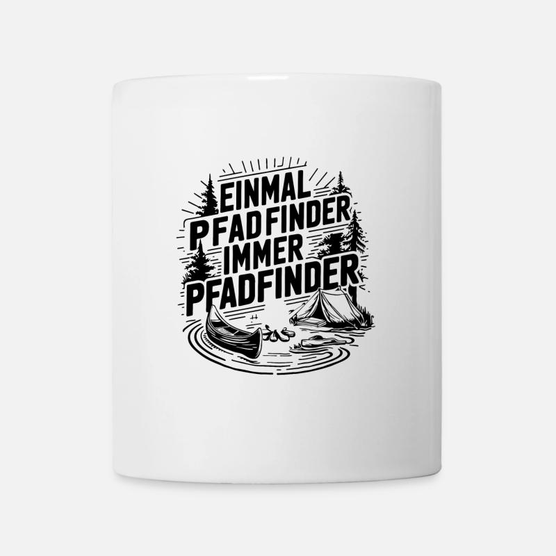 Einmal Pfadfinder immer Pfadfinder - Tasse - Weiß