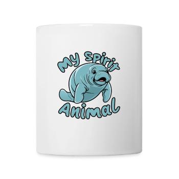 Dugong mein Spirit Animal ich liebe Manatees - Tasse - Weiß - Vorne