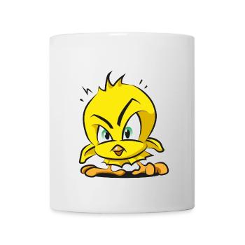 Böses Küken - Tasse - Weiß - Vorne