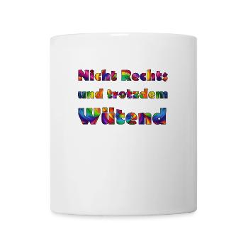 Wütend - Tasse - Weiß - Vorne