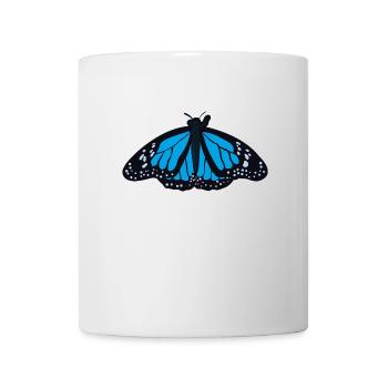 Blue admiral butterfly butterfly insect - Mug - white - Front