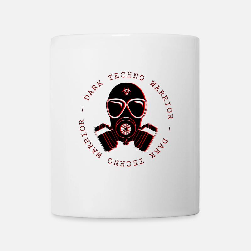 Dark Techno shirt - Tasse - Weiß