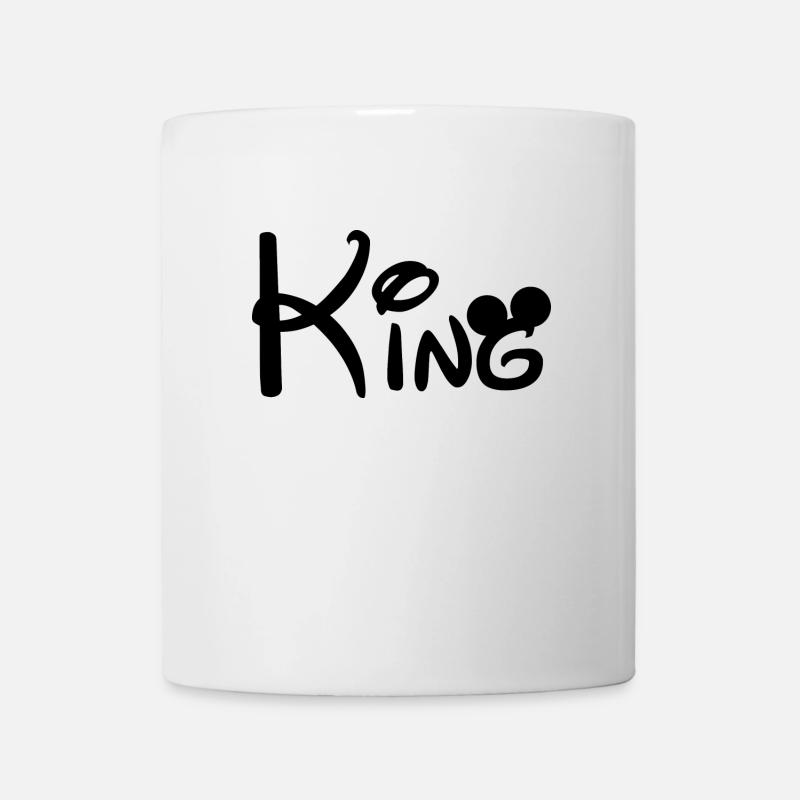 Pärchen Design! King - Queen! - Tasse - Weiß