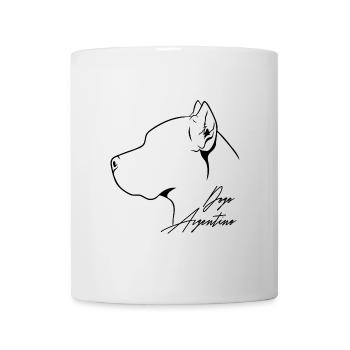 Dogue Argentino Profil Chiens Chien Wilsigns - Mug blanc - blanc - Devant
