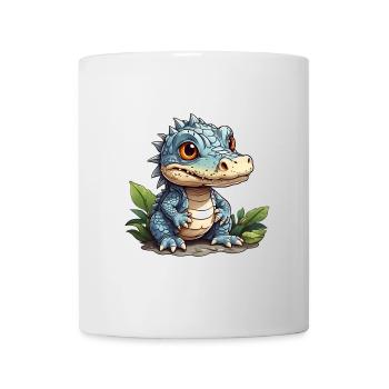 little cute alligator - Mug - white - Front