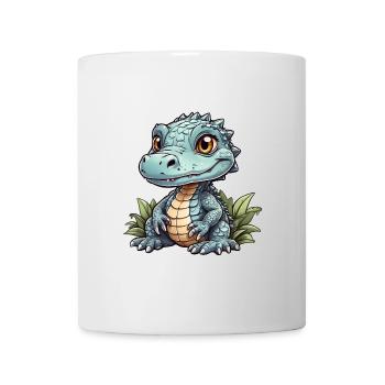 little cute alligator - Mug - white - Front