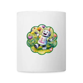 Erster Geburtstag, ich werde 1, 1. Geburtstag - Tasse - Weiß - Vorne