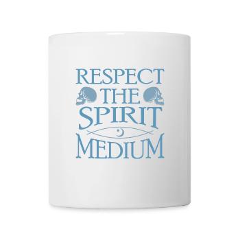 Professional Ghost Hunter Funny Respect Medium - Tasse - Weiß - Vorne