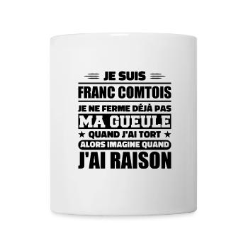Franc comtois Ich halte meinen Mund nicht zu frank comté - Tasse - Weiß - Vorne