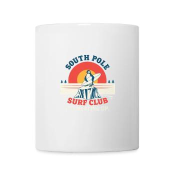 South Pole Surf Club - Ça chauffe - Surfeur - Mug blanc - blanc - Devant
