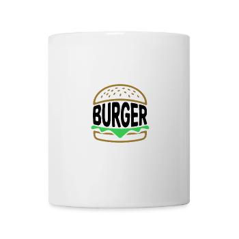 Burger - Cool Fastfood Logo - Mug - white - Front