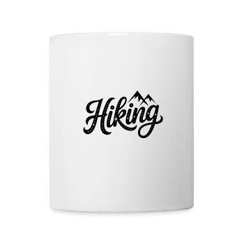 Hiking Typography- Hiking Design - Mug - white - Front
