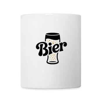 Bier - Cool Beer Logo - Tasse - Weiß - Vorne