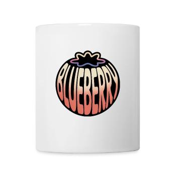 Myrtille - Logo Cool Fruit - Mug blanc - blanc - Devant