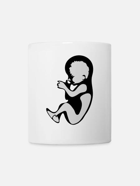 Schwangerschaft / Baby - Tasse - Weiß