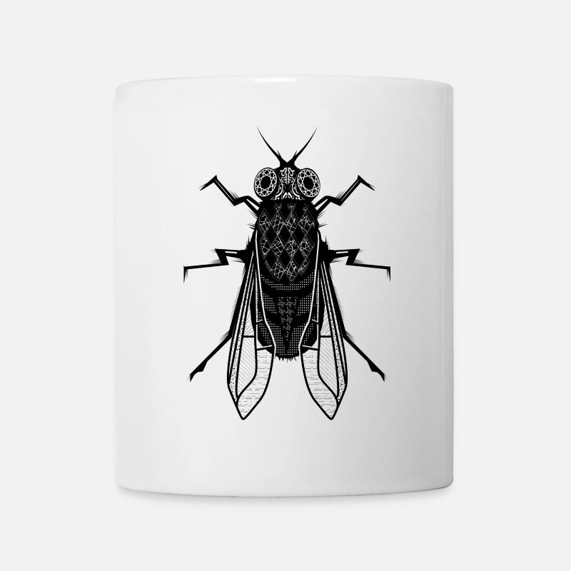 Une mouche domestique - Mug blanc - blanc