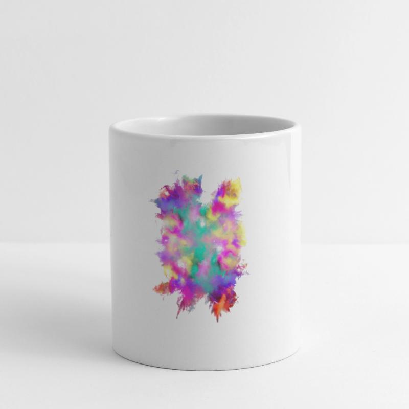 explosion de couleur Mug blanc