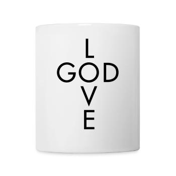 Liebe Gott - Tasse - Weiß - Vorne