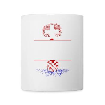 Schweiz-Kroatien - Tasse - Weiß - Vorne