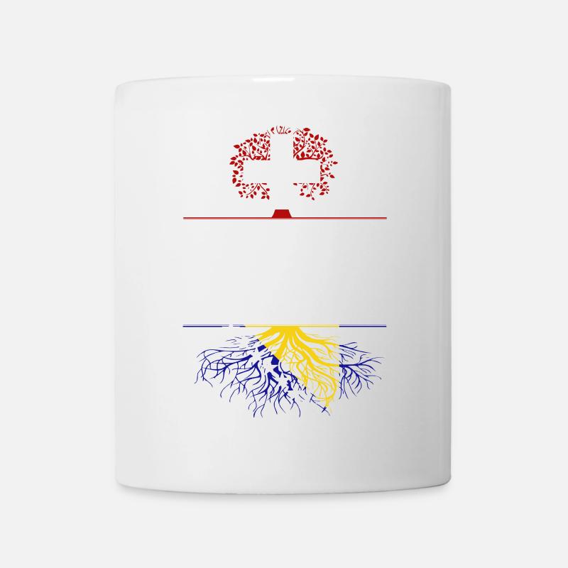 Schweiz-Bosnien - Tasse - Weiß