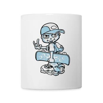 Skater boy flex - Tasse - Weiß - Vorne