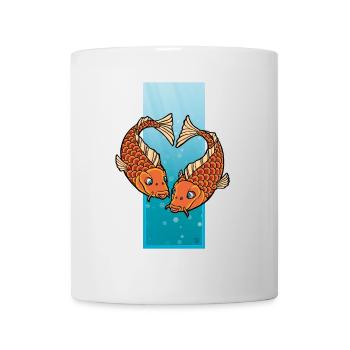 The Pisces-heart - Tasse - Weiß - Vorne
