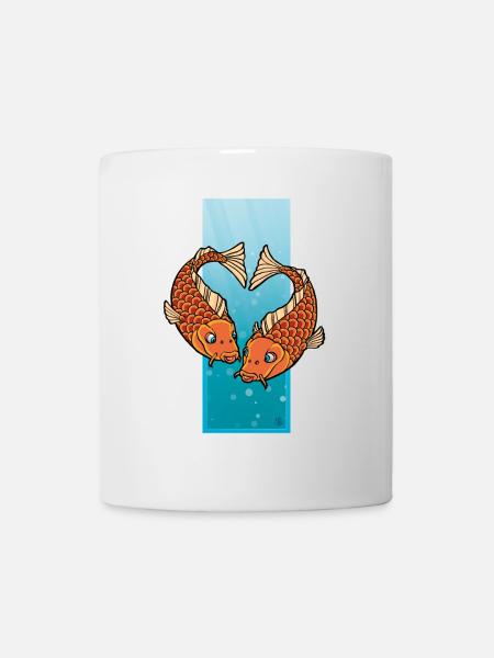 The Pisces-heart - Tasse - Weiß