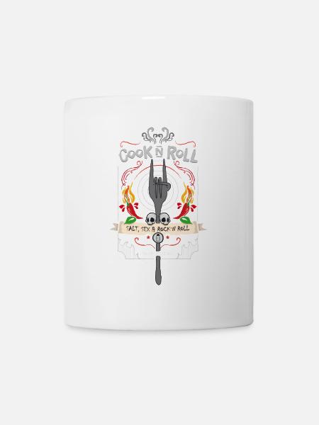 cook ´n roll - Tasse - Weiß