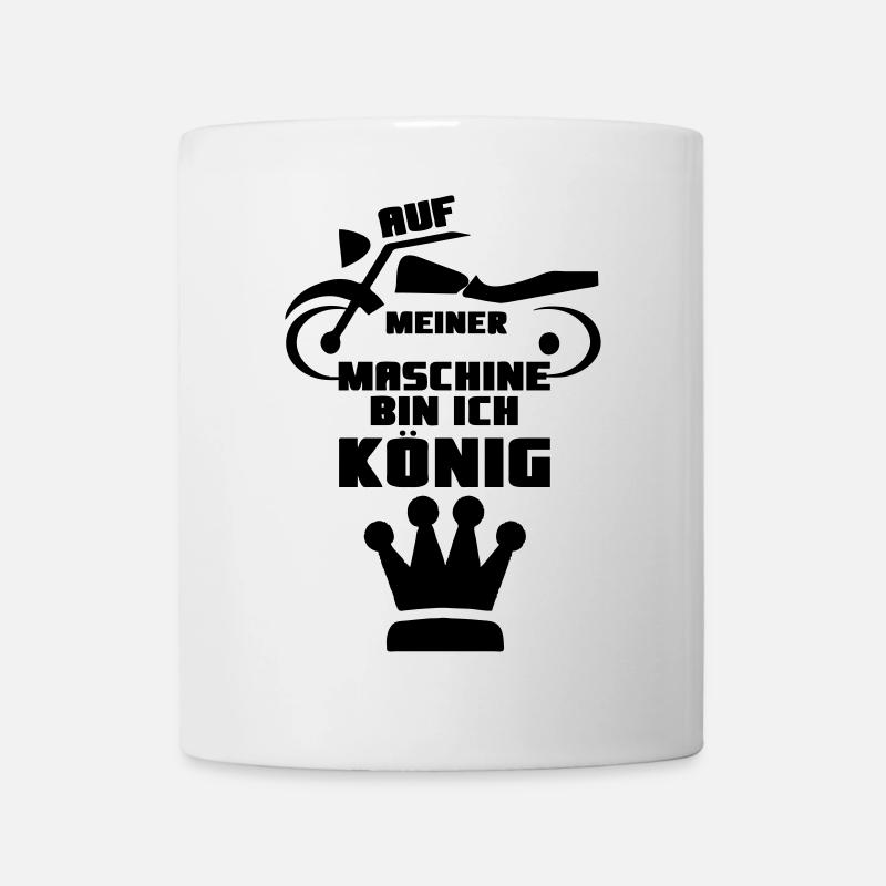 Motorrad Spruch Biker Motorradfahrer Geschenk - Tasse - Weiß