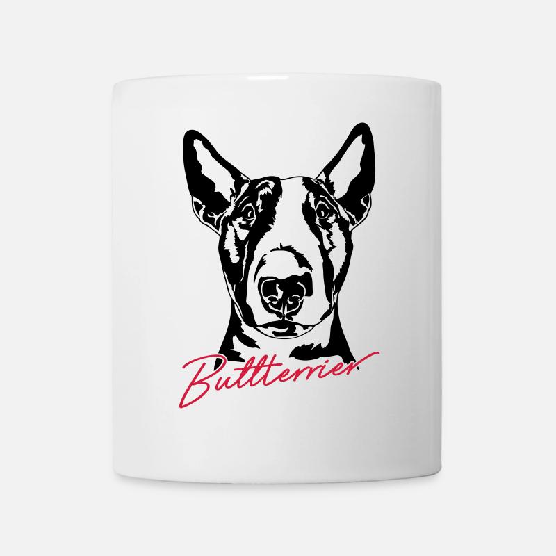 BULL TERRIER chien chiens Wilsigns - Mug blanc - blanc