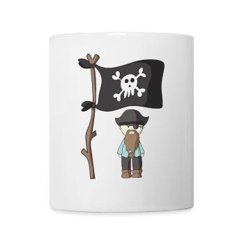 Pirat - Tasse - Weiß - Vorne