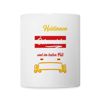 Wahre Heldinnen Kärtnerin Kärnten Österreich Bday - Tasse - Weiß - Vorne