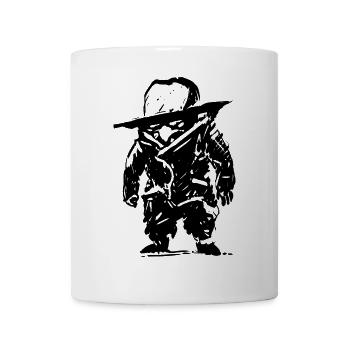 Jardinier sous la pluie - Mug blanc - blanc - Devant