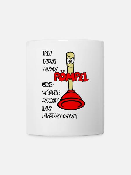 Pömpel - Tasse - Weiß