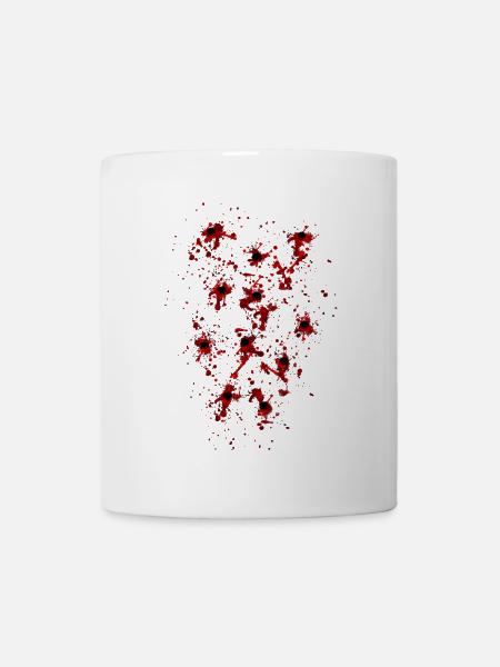 Einschusslöcher - Tasse - Weiß