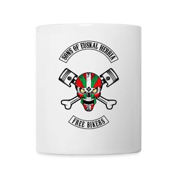 Basques Free Bikers - Mug blanc - blanc - Devant