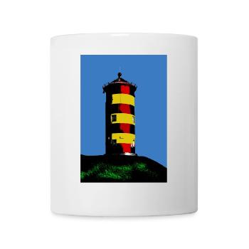 Leuchtturm Pilsum - Tasse - Weiß - Vorne