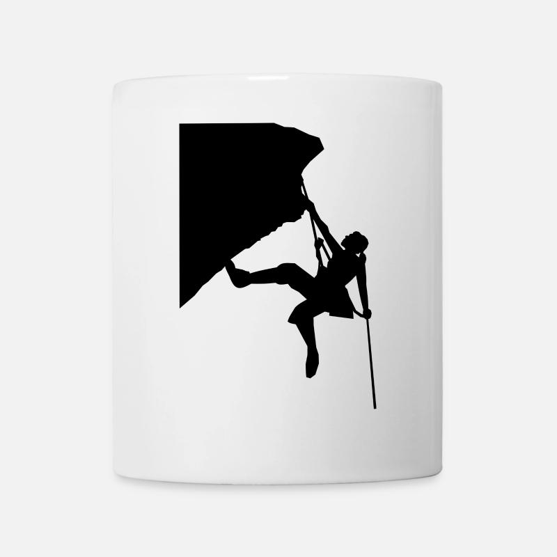 Escalade, Grimpeur. - Mug blanc - blanc