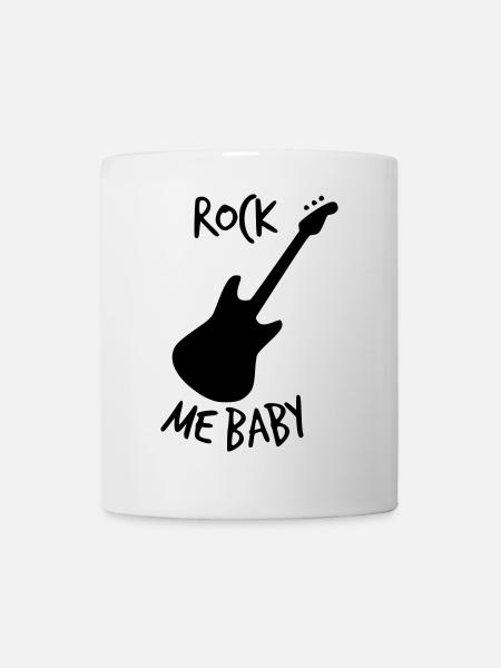 ROCK ME BABY - Mug blanc - blanc