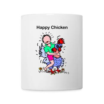 Happy Chicken - Mug - white - Front