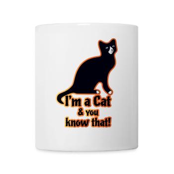 I´m a Cat & you know that! - Tasse - Weiß - Vorne