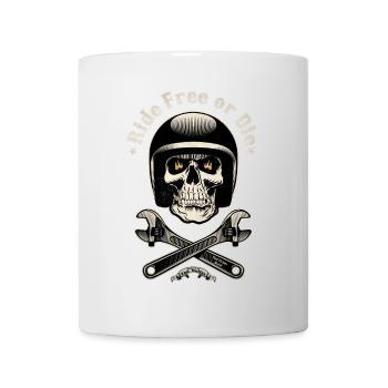 Ride free - Mug blanc - blanc - Devant