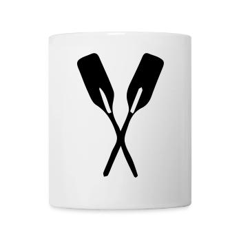 Paddel - Tasse - Weiß - Vorne