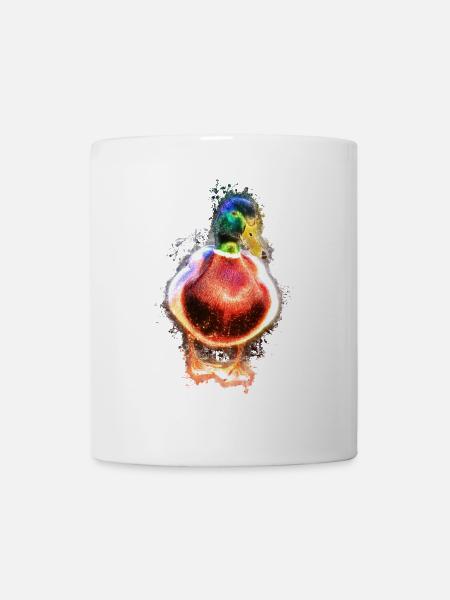 canard lumineux - Mug blanc - blanc