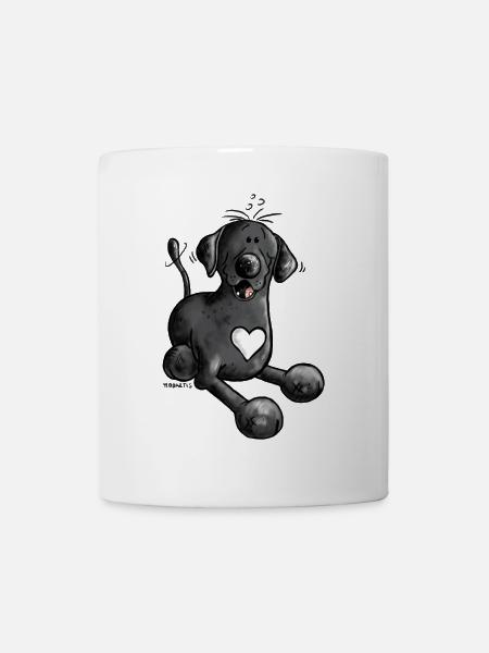 Labrador retriever chien comique design - Mug blanc - blanc
