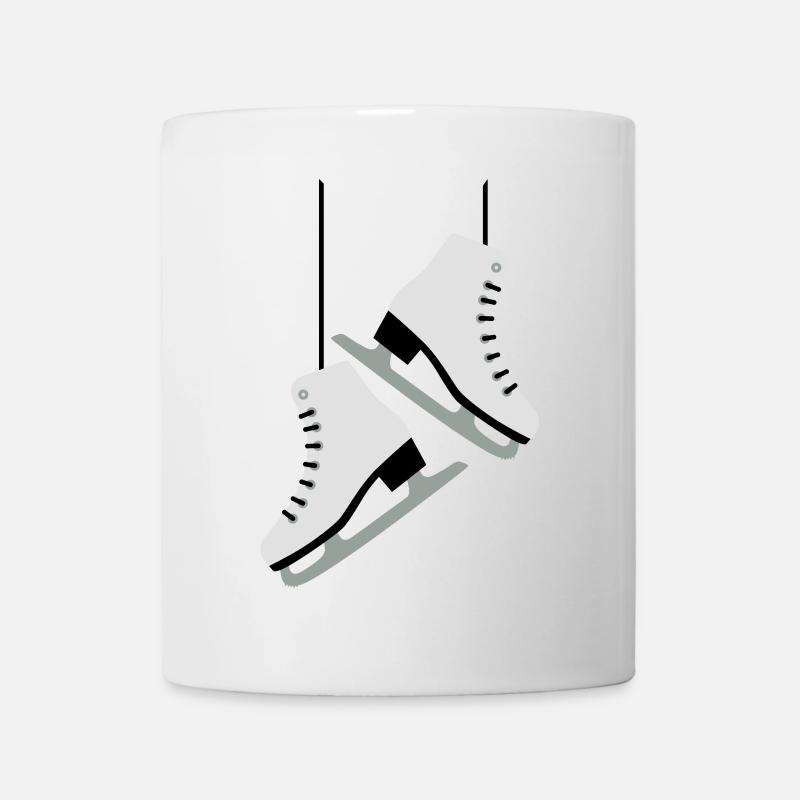 Figure skating ice skates - Mug - white