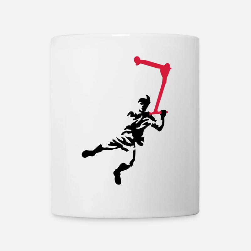 Kickscooter - Tasse - Weiß