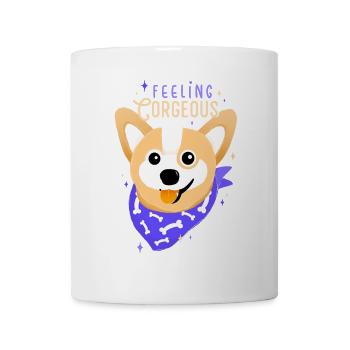 Corgi - Feeling Corgeous - Tasse - Weiß - Vorne