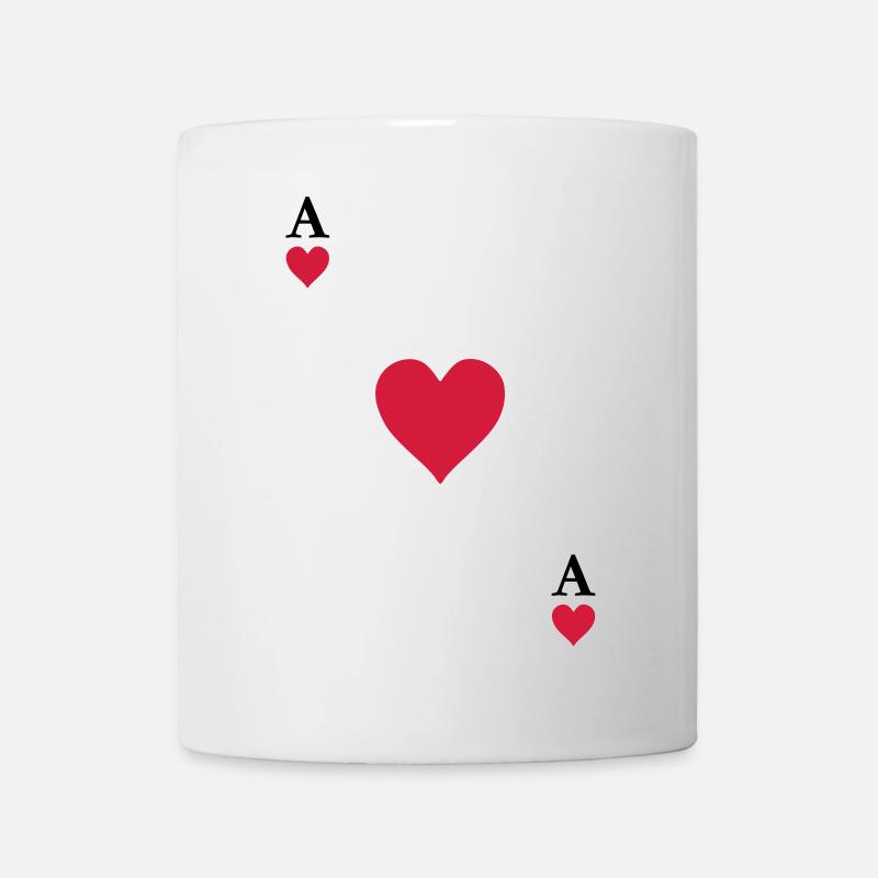 As de coeur - Mug blanc - blanc